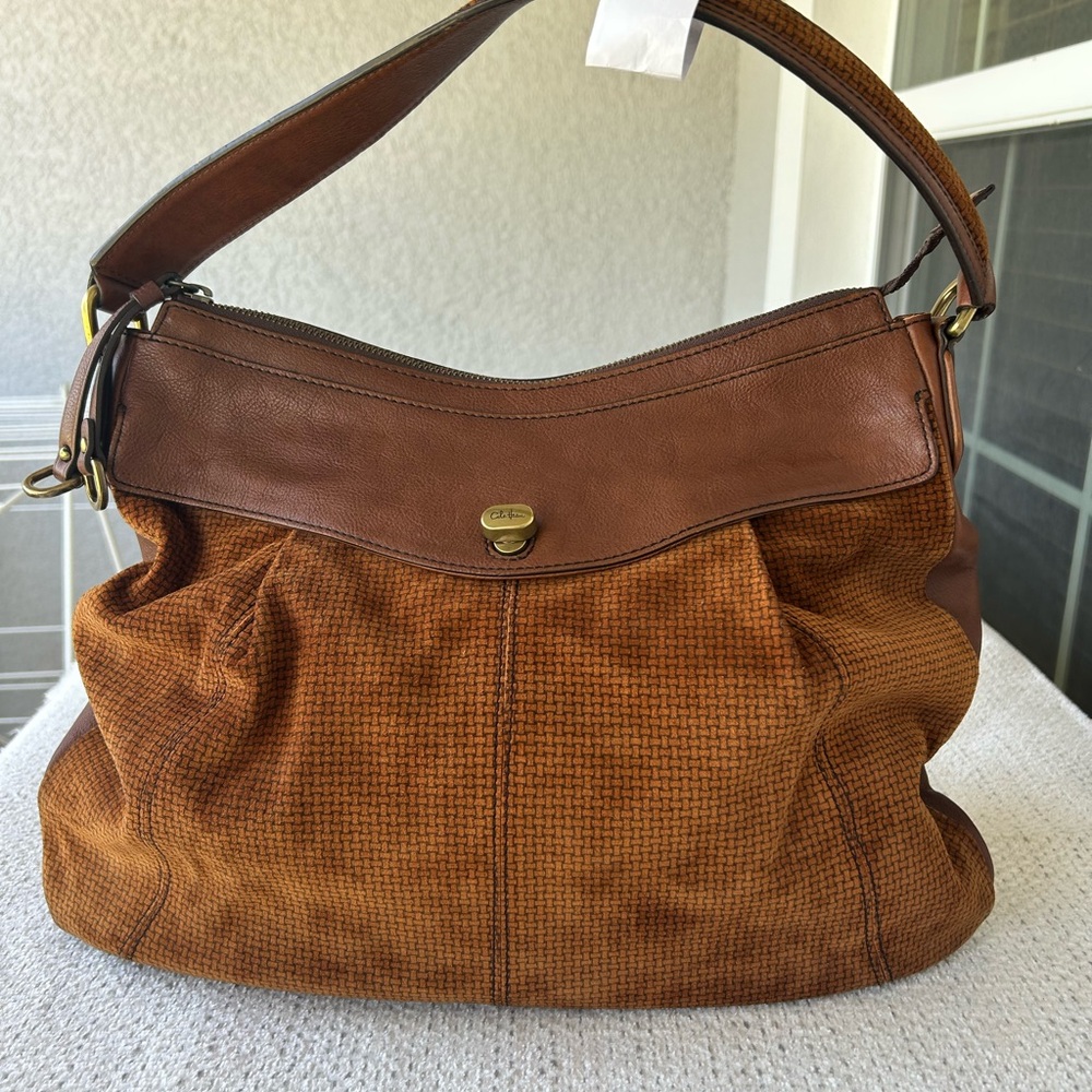 Cole Haan Brown Leather Hobo Bag